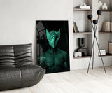 Darko Green Glass Wall Art.