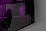 Darko Violet Glass Wall Art.
