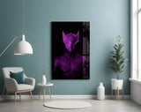Darko Violet Glass Wall Art.