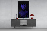 Darko Purple Glass Wall Art.