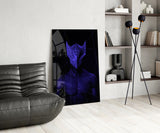 Darko Purple Glass Wall Art.