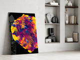 Dance of Colors Glass Wall Art.