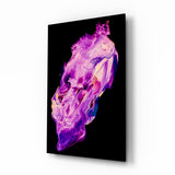 Abstract Purple Glass Wall Art.