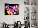 Harmony of Colors Glass Wall Art.