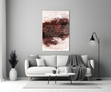 Bukowski Quotes Glass Wall Art.