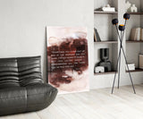 Bukowski Quotes Glass Wall Art.