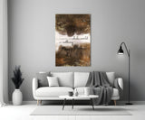 Bukowski Quotes Glass Wall Art.