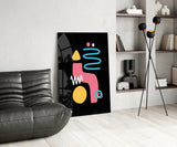 Candle-Like Glass Wall Art.