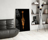 Giraffe Glass Wall Art.