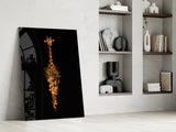 Giraffe Glass Wall Art.