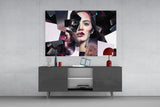 Effect Woman Glass Wall Art.