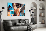 Effect Woman Glass Wall Art.