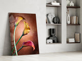 Tulips Glass Wall Art.