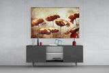 Poppy Glass Wall Art.