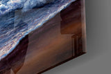 Waves Glass Wall Art