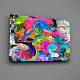 Ebruli Glass Wall Art.