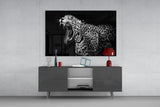 Leopard Glass Wall Art.