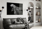 Leopard Glass Wall Art.