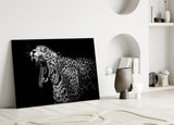 Leopard Glass Wall Art.