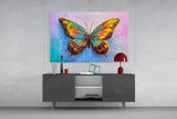 Butterfly Glass Wall Art.