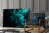 Green Smoke Glass Wall Art.