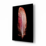 Mosaikfeder Glasbild - 72x46 cm