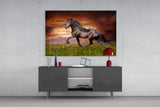 Nobility of Horse Glass Wall Art.