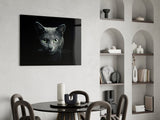 Cat Glass Wall Art.