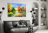 Colorful Autumn Glass Wall Art.