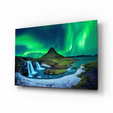 Northern Lights Glass Wall Art