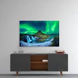 Northern Lights Glass Wall Art.