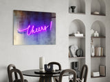 Cheers Glass Wall Art.