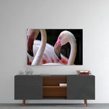 Flamingo Glass Wall Art.