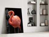 Flamingo Glass Wall Art.