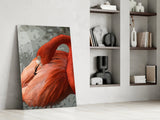 Flamingo Glass Wall Art.