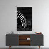 Zebra Glass Wall Art.