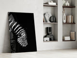 Zebra Glass Wall Art.