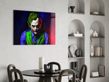 Joker Glass Wall Art.