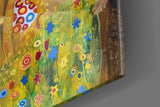 Gustav Klimt "The Kiss" Glass Wall Art.