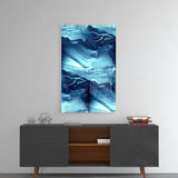 Blue Serenity Glass Wall Art.