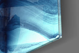 Blue Serenity Glass Wall Art.