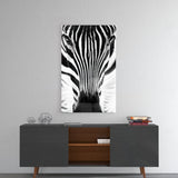 Zebra Glass Wall Art.