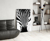 Zebra Glass Wall Art.