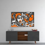 Picasso Glass Wall Art.