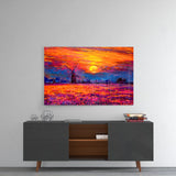 Sunset Glass Wall Art.