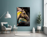 Horse Glass Wall Art.