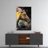 Horse Glass Wall Art.