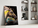 Horse Glass Wall Art.