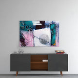 Abstract Texture Glass Wall Art.