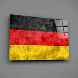 German Flag Glass Wall Art.